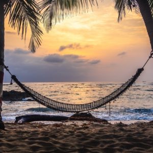 Hammock on a beach