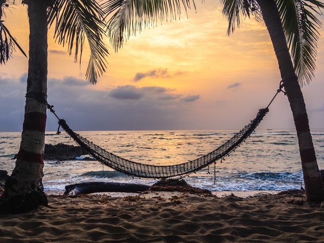 Hammock on a beach