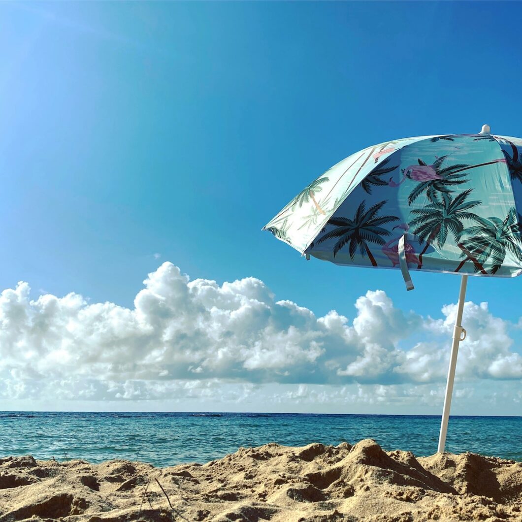 beach scene
